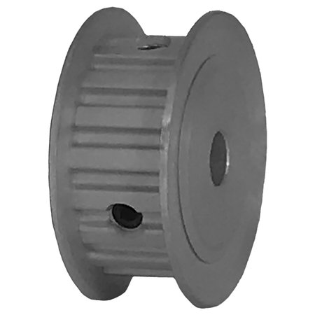 B B MANUFACTURING 18XL037-3FA3, Timing Pulley, Aluminum, Clear Anodized 18XL037-3FA3